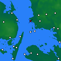 Nearby Forecast Locations - Korsør - Carta