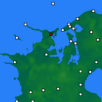 Nearby Forecast Locations - Nykøbing Sjælland - Carta