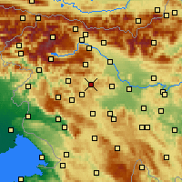 Nearby Forecast Locations - Gorenja vas-Poljane - Carta
