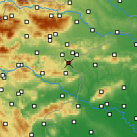 Nearby Forecast Locations - Podčetrtek - Carta