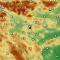 Nearby Forecast Locations - Šmartno pri Litiji - Carta