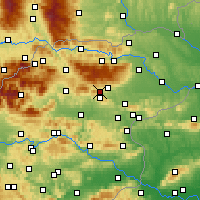 Nearby Forecast Locations - Zreče - Carta