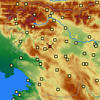 Nearby Forecast Locations - Žiri - Carta