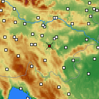 Nearby Forecast Locations - Žužemberk - Carta