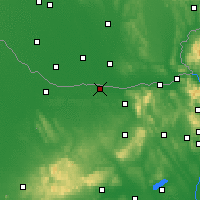 Nearby Forecast Locations - Komárom - Carta
