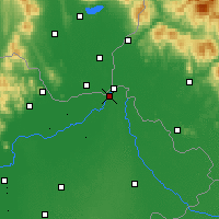Nearby Forecast Locations - Kisvárda - Carta