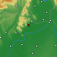 Nearby Forecast Locations - Sárospatak - Carta