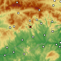 Nearby Forecast Locations - Hnúšťa - Carta