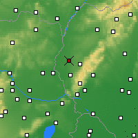 Nearby Forecast Locations - Trnava - Carta