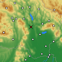 Nearby Forecast Locations - Vranov nad Topľou - Carta