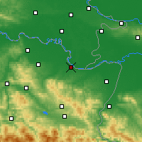 Nearby Forecast Locations - Brčko - Carta