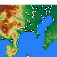 Nearby Forecast Locations - Chigasaki - Carta