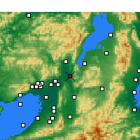 Nearby Forecast Locations - Uji - Carta
