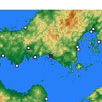Nearby Forecast Locations - Shūnan - Carta