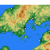 Nearby Forecast Locations - Iwakuni - Carta
