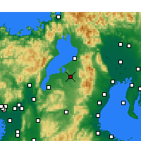Nearby Forecast Locations - Higashiōmi - Carta