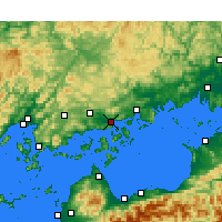 Nearby Forecast Locations - Mihara - Carta