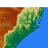 Nearby Forecast Locations - Araranguá - Carta