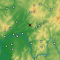 Nearby Forecast Locations - Büdingen - Carta