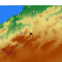 Nearby Forecast Locations - Ouled Mimoun - Carta