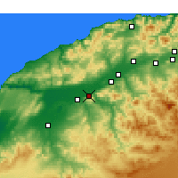 Nearby Forecast Locations - Oued Rhiou - Carta