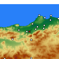 Nearby Forecast Locations - Mouzaia - Carta