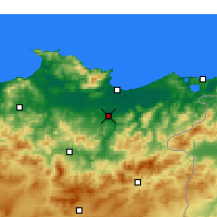 Nearby Forecast Locations - Dréan - Carta