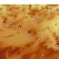 Nearby Forecast Locations - Aïn Beïda - Carta