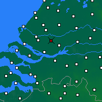 Nearby Forecast Locations - Barendrecht - Carta