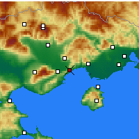 Nearby Forecast Locations - Kavala - Carta