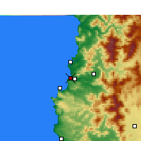 Nearby Forecast Locations - Concón - Carta