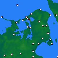 Nearby Forecast Locations - Frederiksværk - Carta