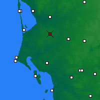 Nearby Forecast Locations - Ølgod - Carta