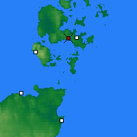 Nearby Forecast Locations - Isole Orcadi - Carta
