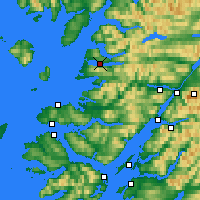 Nearby Forecast Locations - Loch Morar - Carta