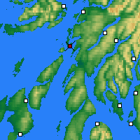 Nearby Forecast Locations - Loch Fyne - Carta