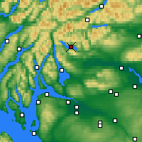 Nearby Forecast Locations - Loch Katrine - Carta