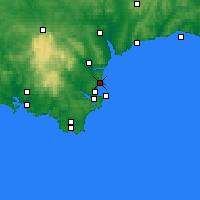 Nearby Forecast Locations - Torquay - Carta