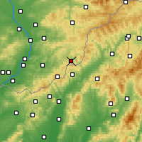 Nearby Forecast Locations - Štítná nad Vláří-Popov - Carta