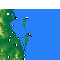 Nearby Forecast Locations - Point Lookout - Carta
