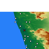 Nearby Forecast Locations - Thrissur - Carta