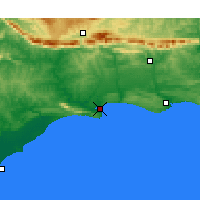 Nearby Forecast Locations - Witsand - Carta
