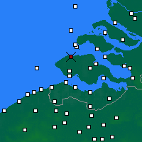 Nearby Forecast Locations - Veerse Meer - Carta