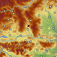 Nearby Forecast Locations - Wolfsberg - Carta