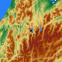 Nearby Forecast Locations - Lake Rotoroa - Carta