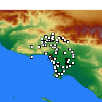 Nearby Forecast Locations - Santa Monica - Carta