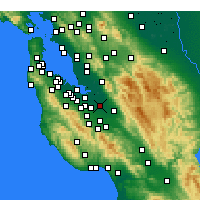 Nearby Forecast Locations - San Jose - Carta