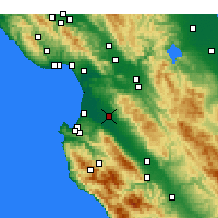 Nearby Forecast Locations - Salinas - Carta