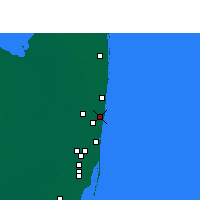 Nearby Forecast Locations - Pompano Beach - Carta