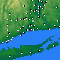 Nearby Forecast Locations - New Haven - Carta